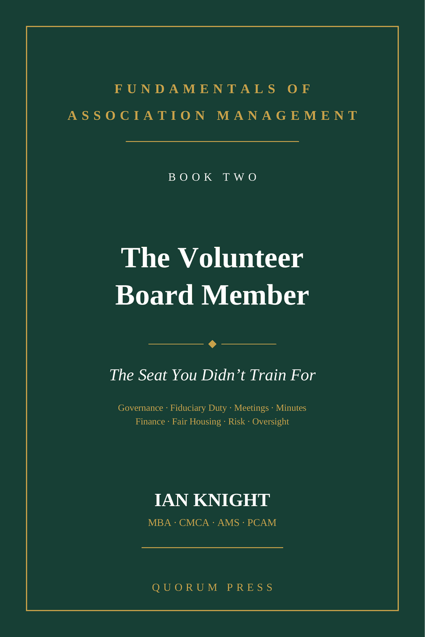 The Volunteer Board Member front cover